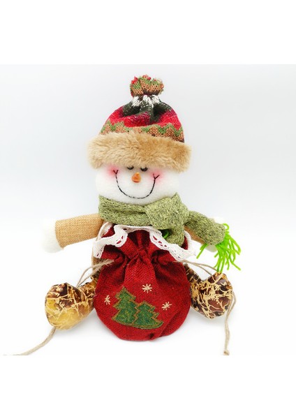 3 Adet Şeker Çanta Noel Süslemeleri (Yurt Dışından) fırsatları
