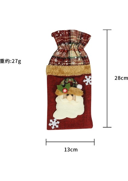 3 Adet Noel Dekorasyon Şarap Şişesi Kapağı (Yurt Dışından) fiyatları