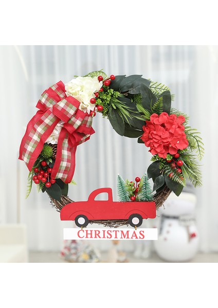 40 cm Yılbaşı Çelenk Duvar Dekorasyonu (Yurt Dışından) fiyatları