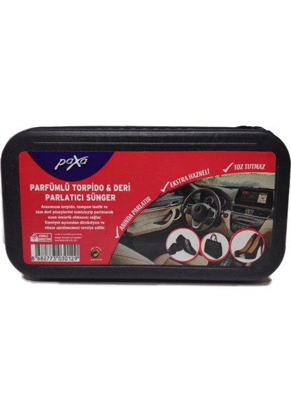 Parfümlü Torpido ve Deri Parlatıcı Sünger