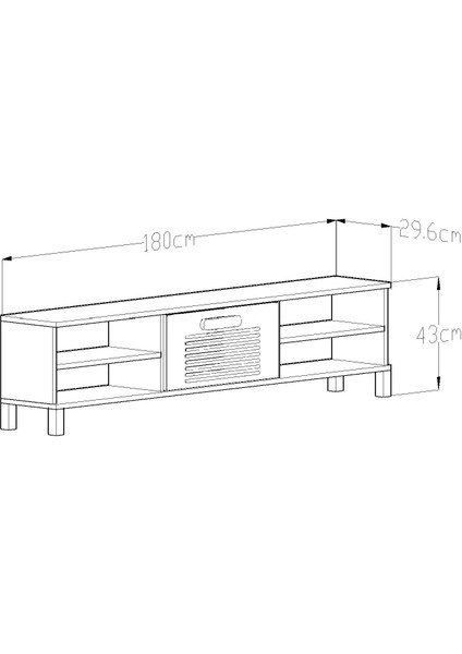Maeva Tv Ünitesi Ahşap
