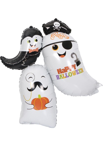 Cadılar Bayramı Korsan Hayalet Folyo Balon 100 cm