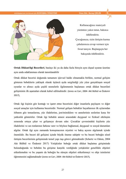 Konuşamayan Çocuklar Için Konuşma Öğretimi - Savaş Çelik modelleri