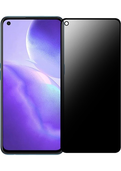 Xiaomi Mi 10T Pro Hayalet Privacy Gizli Cam Ekran Koruyucu Siyah