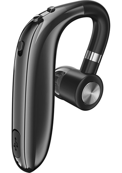 Siyah Bluetooth Asılı Kulak Kulaklık Siyah Gümüş