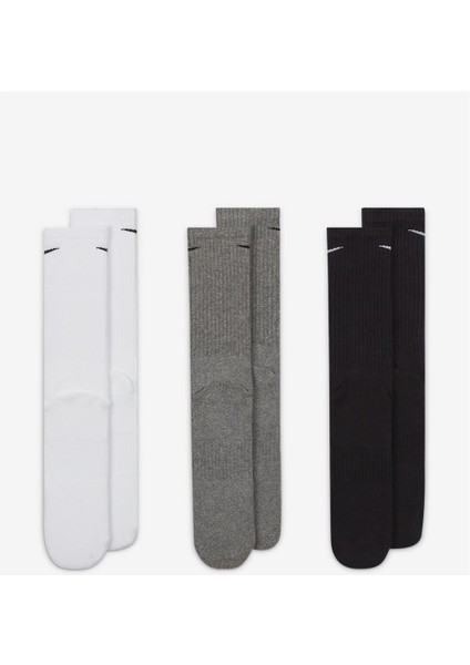 U Nk Everyday Cush Crew 3pr Karışık Renkli Çorap - SX7664-964
