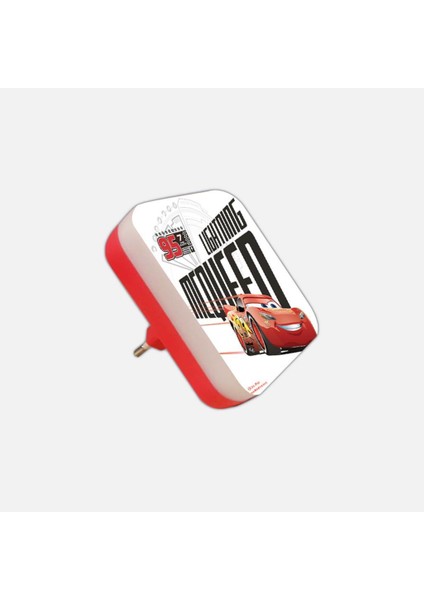 Şimşek Mcqueen Desenli Kare LED Gece Lambası