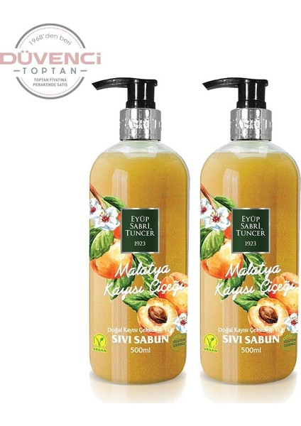 Malatya Kayısı Çiçeği Sıvı Sabun 500 ml Pet x 2 Adet fiyatları