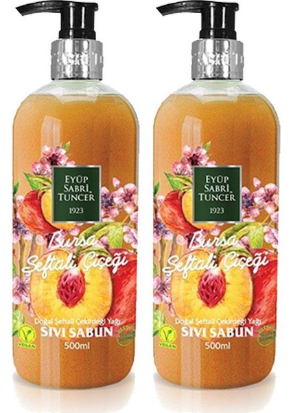 Bursa Şeftali Çiçeği Sıvı Sabun 500 ml x 2 Adet