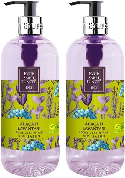 Alaçatı Lavantası Doğal Zeytinyağlı Sıvı Sabun 500 ml x 2