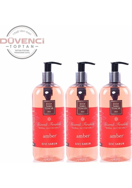 Sıvı Sabun Amber 500 ml x 3