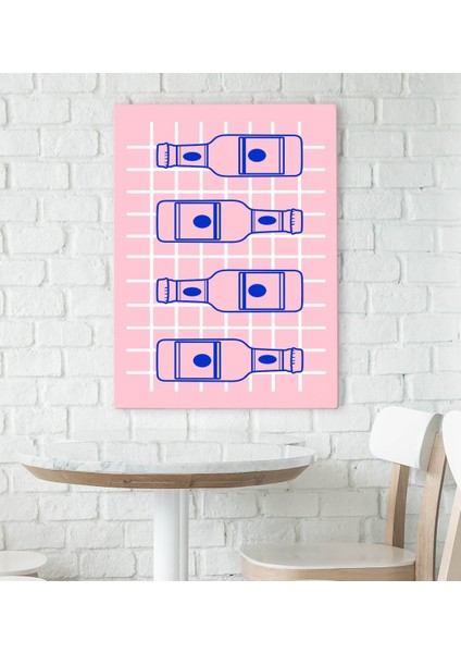 Gift Cafe & Bar & Restaurant Konseptli Kanvas Tablo 70X100CM-79