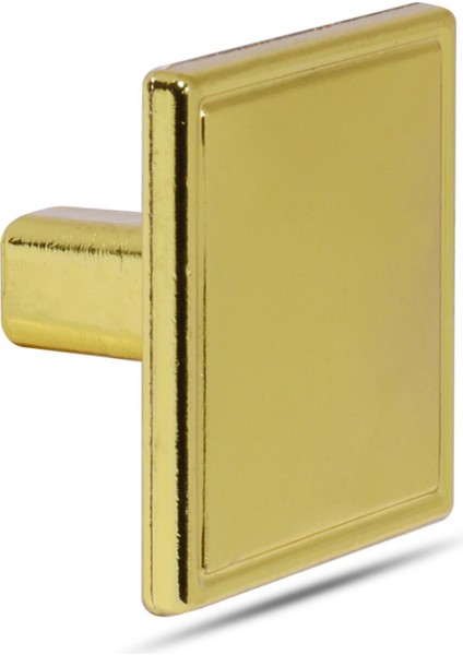Art Düğme Kulp Kare Çekmece Dolap Kapak Kulpu Kulbu Metal Gold