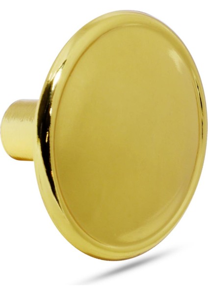 Art Düğme Kulp Daire Çekmece Dolap Kapak Kulpu Kulbu Metal Gold (4 Adet)