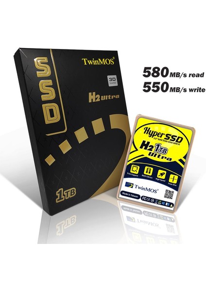 Tm1000Gh2U 1TB 580MB-550MB Sata3 SSD