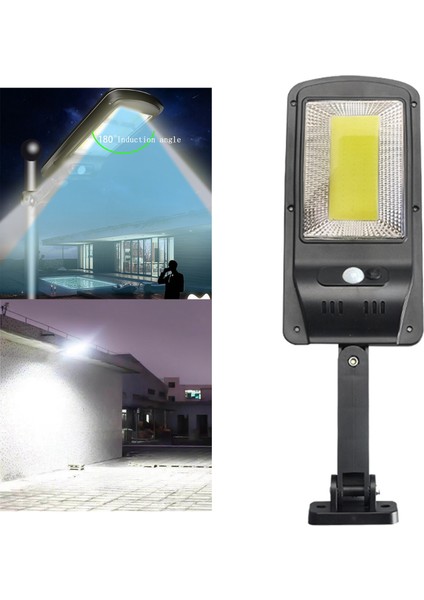 IP65 50W / 100W / 200W / 300W Güneş Enerjili LED'li Sokak Lambası - Siyah (Yurt Dışından) fiyatları
