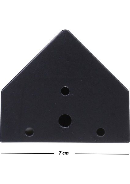 Ovit Mobilya Koltuk Kanepe Baza Sehpa Masa Ayağı Metal Ayakları 14 cm Siyah (4 Adet) fırsatları