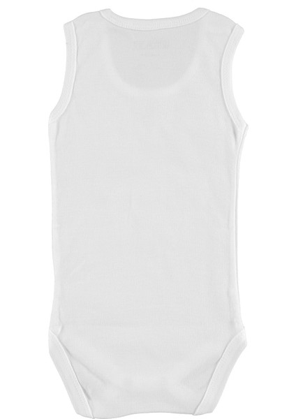 Bebek Basic Ribana Bisiklet Yaka 5li Atlet Body - Beyaz modelleri