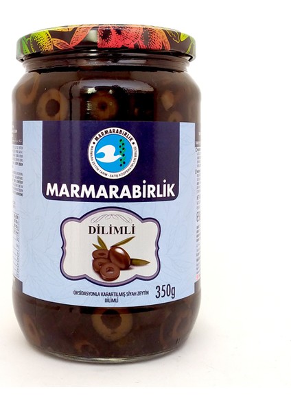 Marmarabirlik 350 gr Dilimli Siyah Zeytin 6 Adet