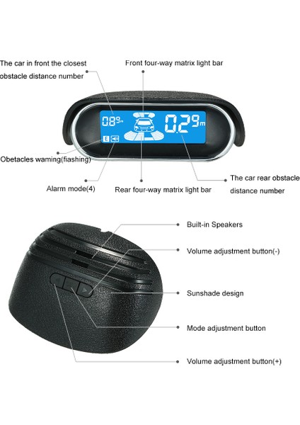 Park Sensörleri 8 / Sensörler Elektronik Arabalar Park (Yurt Dışından)