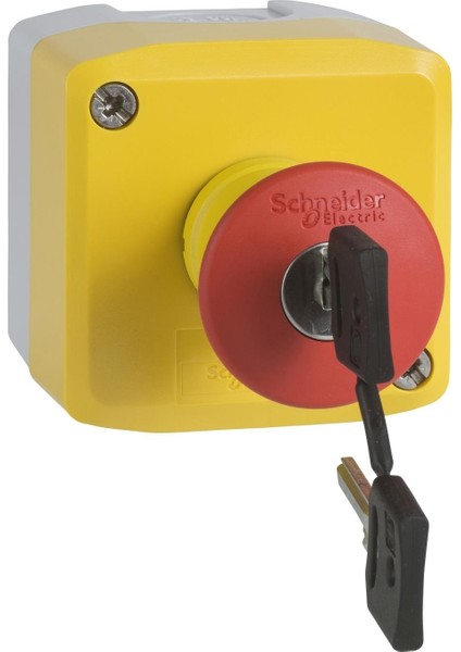 Kilitli Acil Stop Butonu Kutusu 1NA+1NK-XALK188E