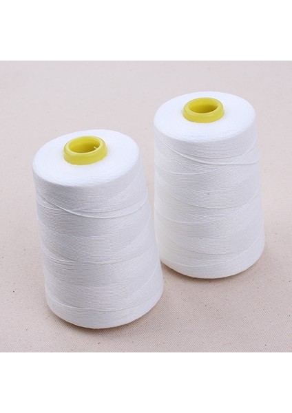 Çuval Ağzı Dikiş Makinesi Ipi 6 Bobin, 1 Bobin 900 Metre Beyaz Dikiş Ipi