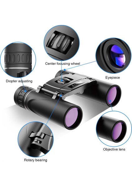 Spor Açık Kamp Seyahat Için Cep Dürbün 1000M Uzun Menzilli Katlanır Mini Teleskop (Yurt Dışından) modelleri