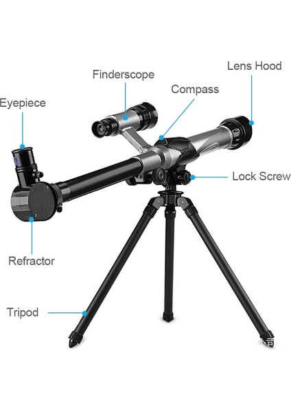 Yeni Başlayanlar Için Tripodlu Astronomi Teleskobu (Yurt Dışından)