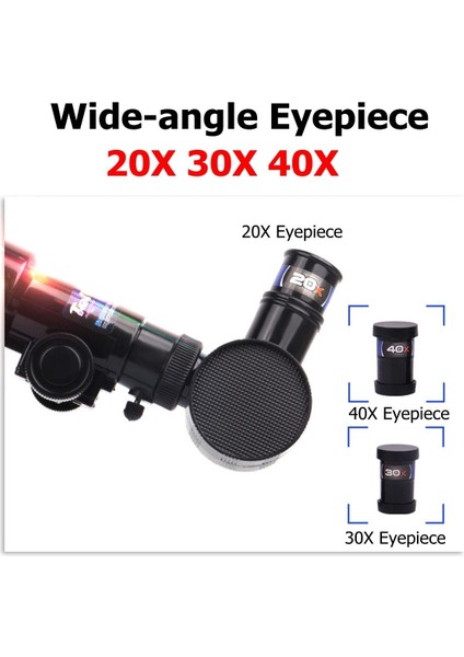 60MM 20/30/40X Monoküler Astronomik Teleskop Korsan Spyglass Hediyeler Çocuklar Çocuklar Için Ayarlanabilir Odak Uzaklığı Kamp Tripodlar (Yurt Dışından) indirimleri