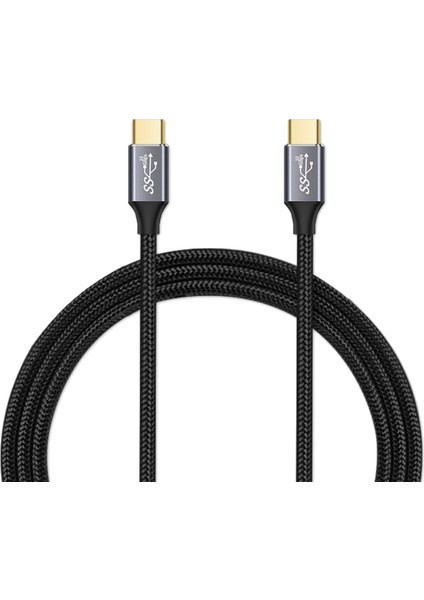 USB Tip Kablo Tipi-C3.1 Gen2 10 GB 100W Pd Şarj Veri Kordonu Siyah 1.5 M fiyatları