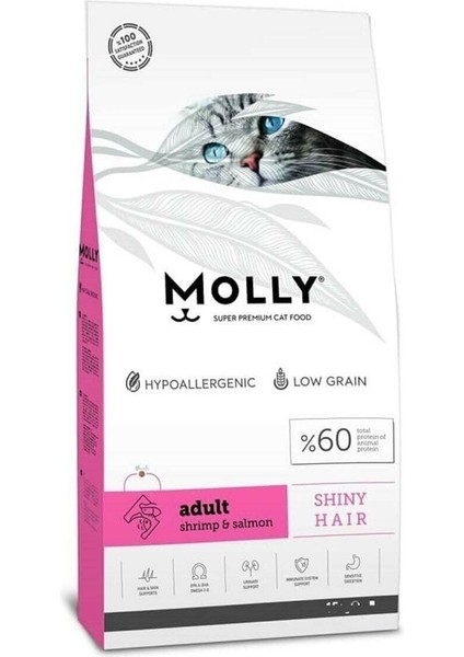 Karidesli Somonlu Yetişkin Kedi Maması Hypoallergenic 15 kg