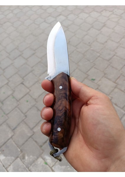Yataganbıcak -El Yapımı Özel Bıçak, Hayatta Kalma Savunması, Bushcraft, Deri Kılıflı Bowie Bıçağı, Taktik Sabit Bıçak, Tam Tang Bıçağı Ürün Kodu YS039