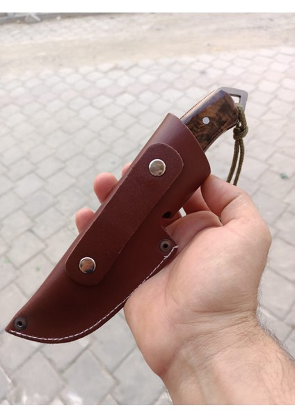 Yataganbıcak -El Yapımı Özel Bıçak, Hayatta Kalma Savunması, Bushcraft, Deri Kılıflı Bowie Bıçağı, Taktik Sabit Bıçak, Tam Tang Bıçağı Ürün Kodu YS039 modelleri