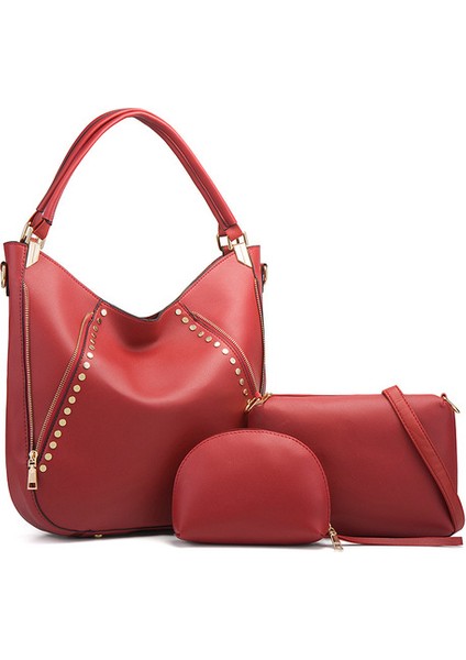 Trendy Kişilik Yeni Postacı Çantası Kırmızı (Yurt Dışından)