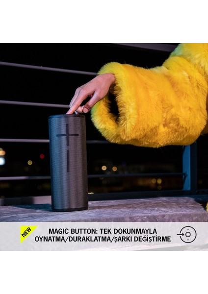 BOOM 3 Su ve Toz Geçirmez Taşınabilir Hoperlör - Mavi