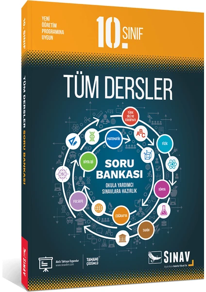 Sınav Yayınları 10. Sınıf Tüm Dersler Çözümlü Soru Bankası