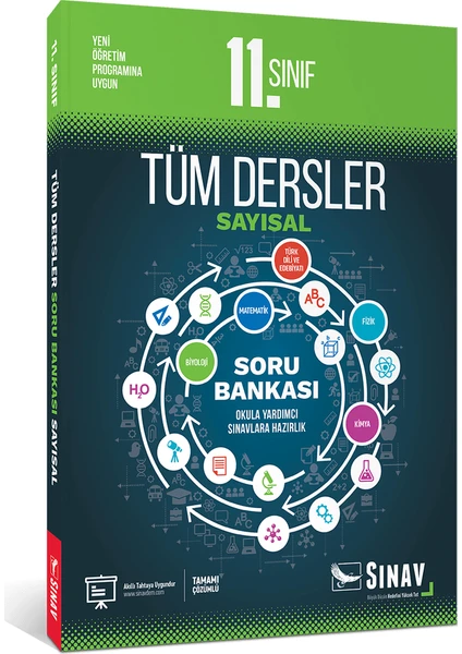 Sınav Yayınları 11. Sınıf Tüm Dersler Sayısal Çözümlü Soru Bankası