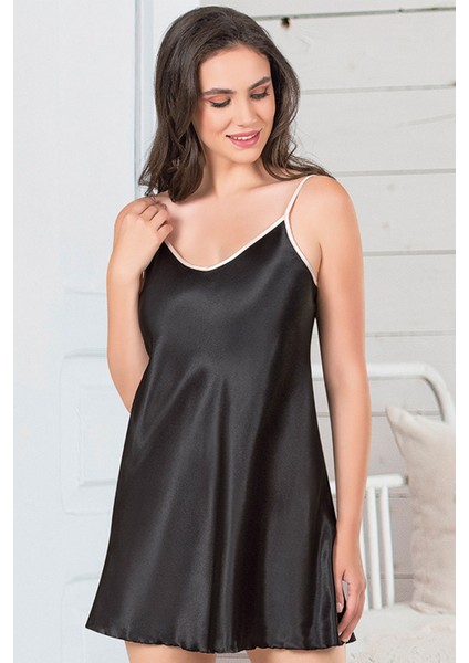 Saten Askılı Tunik