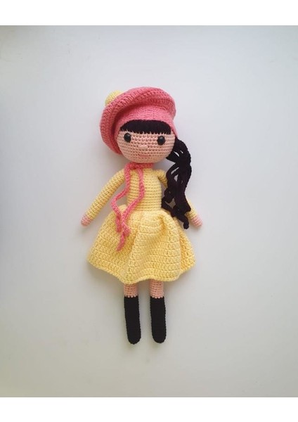 Limon Sarısı Güz Bebek Amigurumi Organik Oyuncak