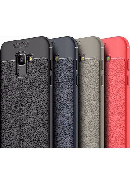 Samsung Galaxy J6 Kılıf Niss Silikon+Nano Glass Koruyucu Ekran Lacivert modelleri