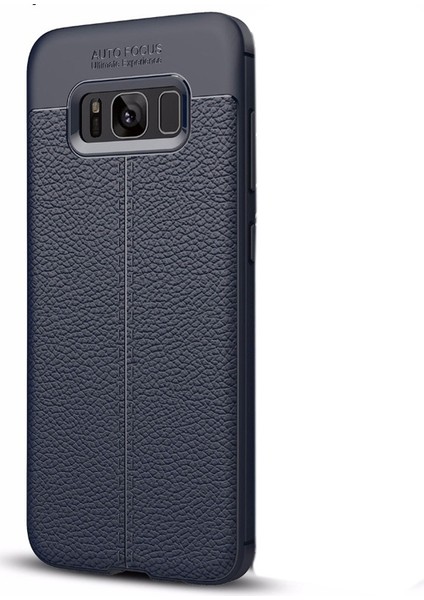 Samsung Galaxy S8 Plus Kılıf Niss Silikon Arka Koruma Lacivert