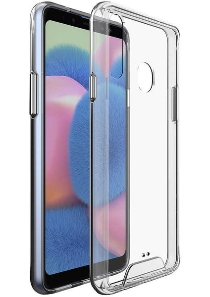 Samsung Galaxy A20S Kılıf Gard Nitro Şeffaf Sert Silikon+Nano Glass Şeffaf modelleri