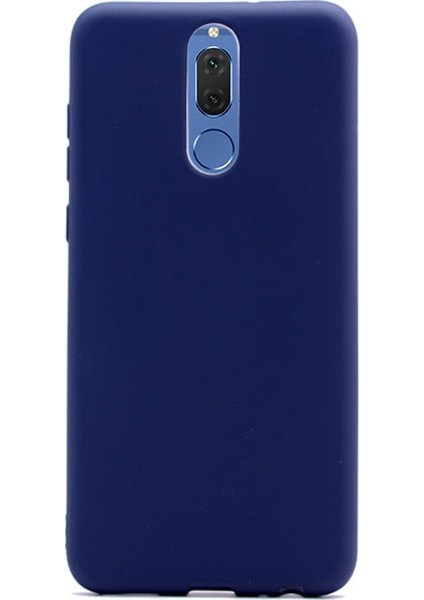 Huawei Mate 10 Lite Kılıf Premier Silikon Kılıf+Nano Glass Koruyucu Lacivert