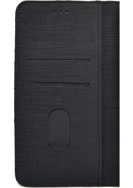 Xiaomi Mi Note 10 Pro Kılıf Standlı Kartvizitli Exclusive Spor Cüzdan Siyah