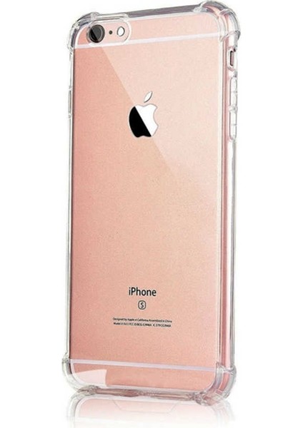Apple iPhone 5 Kılıf Antishock Ultra Koruma+Nano Glass Şeffaf