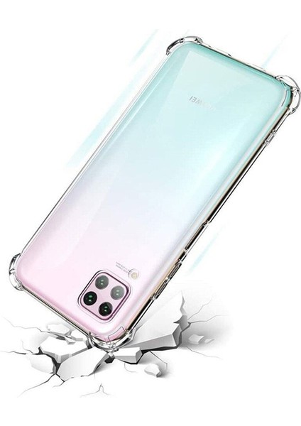 Huawei P40 Lite Kılıf Antishock Ultra Koruma+Nano Glass Şeffaf modelleri