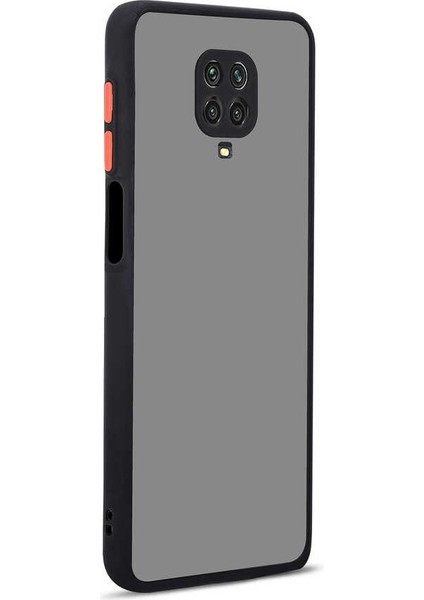 Xiaomi Redmi Note 9s Kılıf Hux Kamera Korumalı Silikon Siyah