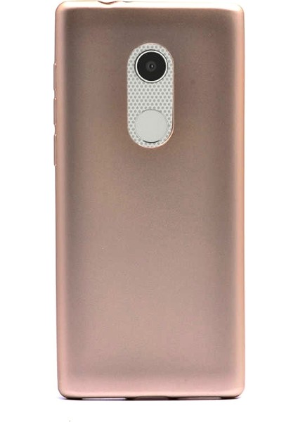 Alcatel 3 Kılıf Premier Lüx Yumuşak Silikon Gold