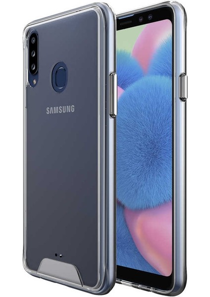 Samsung Galaxy M30 Kılıf Gard Nitro Şeffaf Sert Silikon Şeffaf modelleri