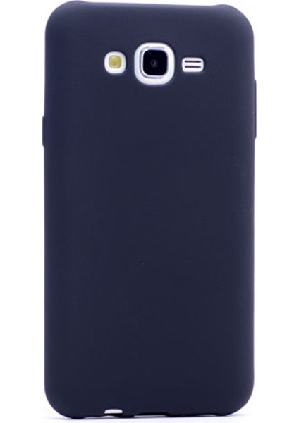 Samsung Galaxy J7 Nxt Kılıf Premier Silikon Esnek Koruma+Nano Glass Siyah
